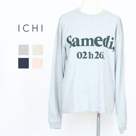 ICHI イチ  ウィークリープリントTシャツ