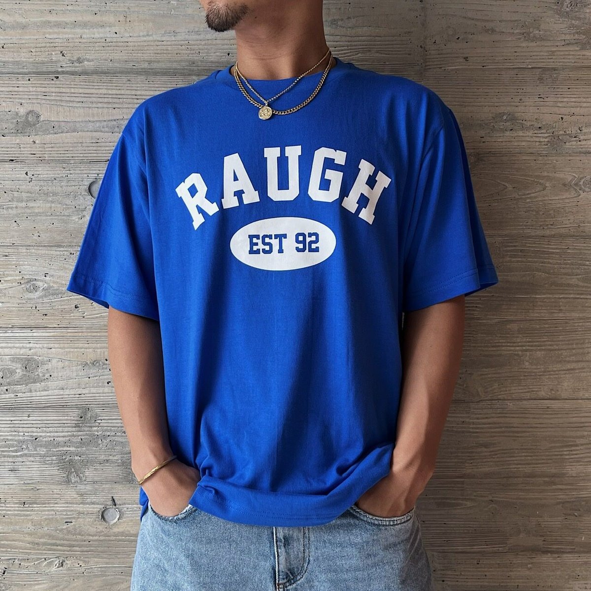 College Logo T-shirts blue | RAUGH