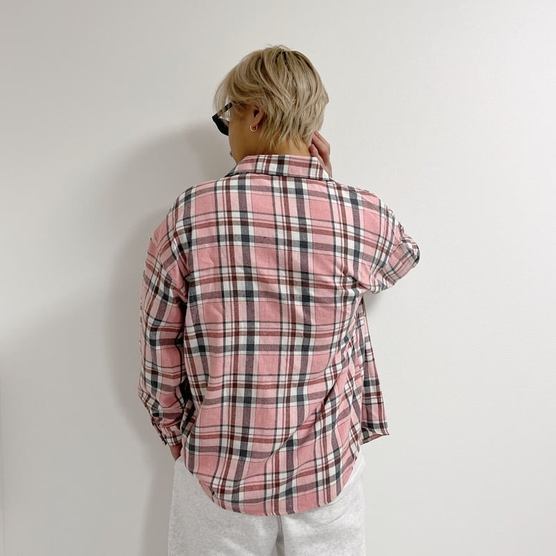 【REMI RELIEF/レミレリーフ】Check Shirt★ピンク