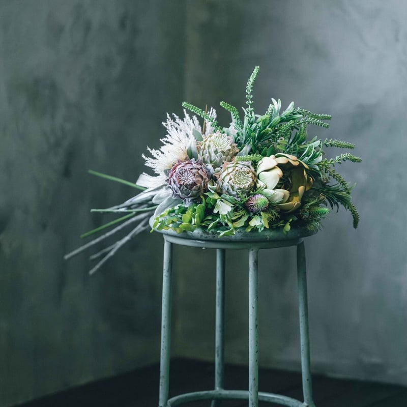 プロテア　胡蝶蘭　リゾート　ブーケ c7f8ab98144f751d101fe520490091