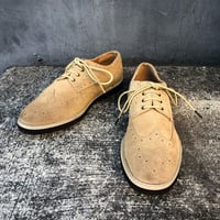 SUEDE WINGTIP LACEUP SHOES 25.0㎝ [S-4480]
