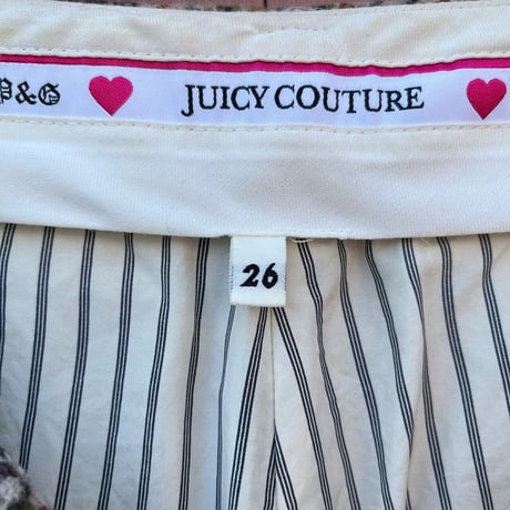 JUICY COUTURE CHECK WOOL  SABRINA PANTS[S-4173]
