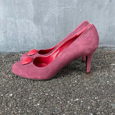 DESIGN SUEDE PUMPS 23.5cm [S-8171]