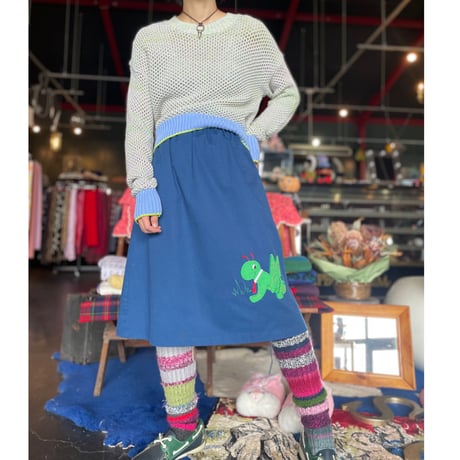 70’S BATTA MOTIF SKIRT [S-0210]
