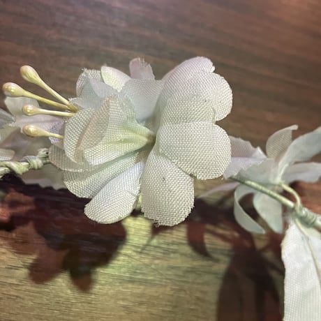 60’S FLOWER＆RIBBON HEAD DRESS [S-6392]