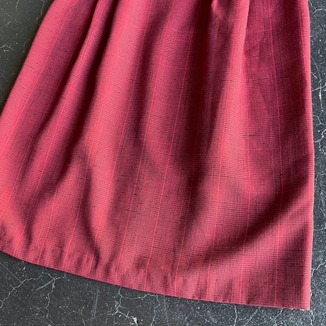 80‘S CHECK SKIRT [S-2633]