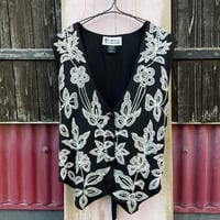 INDIA EMBROIDERY RAYON VEST [S-3810]