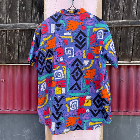 COTTON PATTERN S/S SHIRT [S-6720]