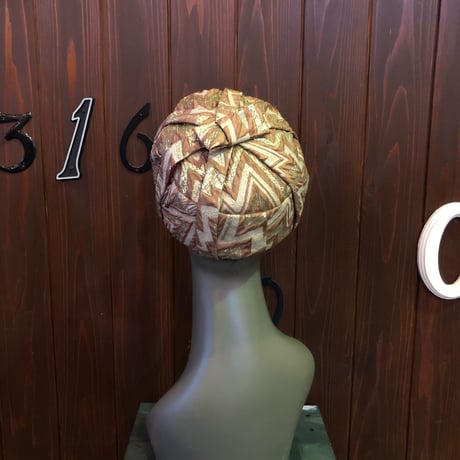 60’S FABRIC TOQUE HAT [S-3347]