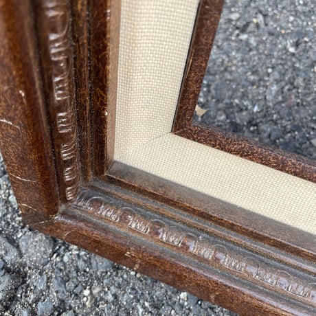 Vintage WOOD PICTURE FRAME [J-0002]