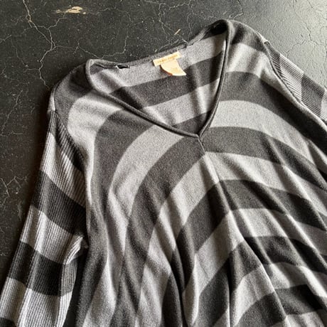 BORDER DESIGN COTTON KNIT [S-3539]