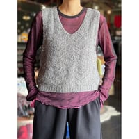 HAND KNIT VEST [S-0608]