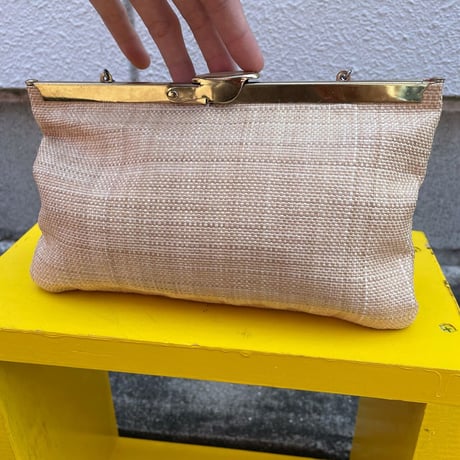 70’S STRAW CHAIN BAG [S-6245]