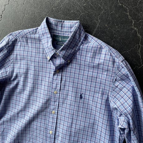 COTTON B.D PLAID SHIRT [S-1645]