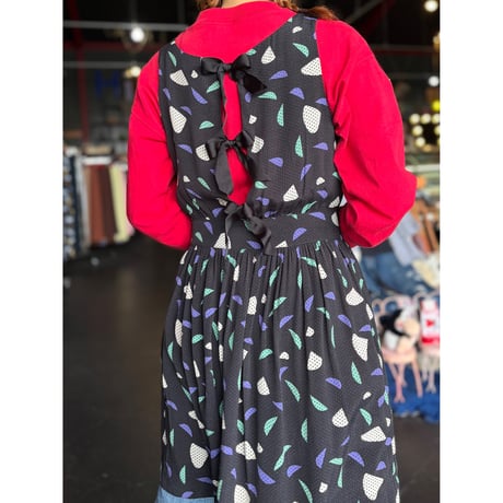 BACK RIBBON MINI DRESS [S-3511]