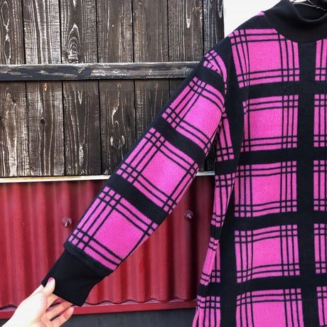MOCK NECK FLEECE CUT&SEWN [S-4117]