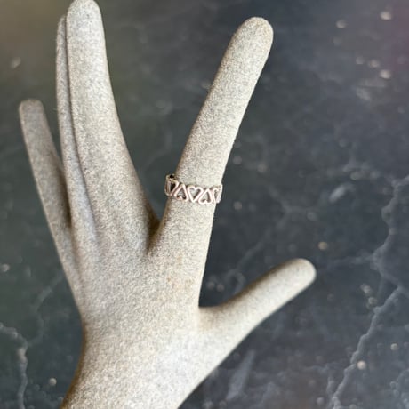 SILVER 925 HEART RING [S-4323]