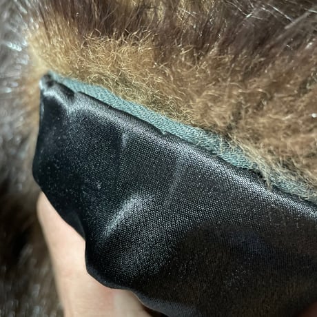 60’S POWER SHOULDER FUR JACKET [S-0433]