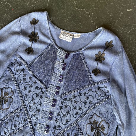 INDIA EMBREIDERY BLOUSE [S-0281]