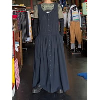 COTTON LONG DRESS [S-7263]