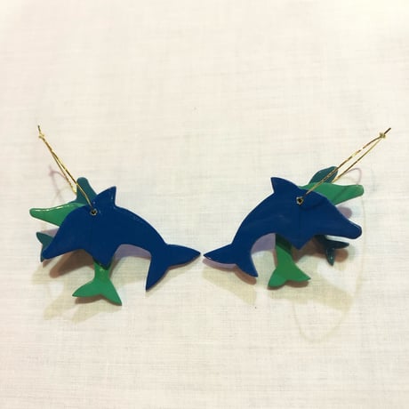 DOLPHIN MOTIF HOOP PIERCE [S-3443]