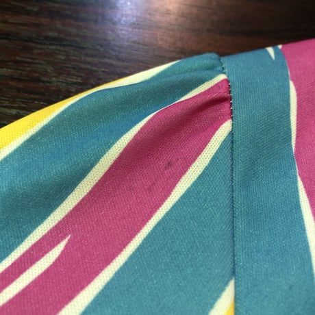 70’S STRIPE POLY BLOUSE [S-2343]