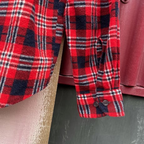 80’S CHECK FLANNEL SHIRT [S-7594]