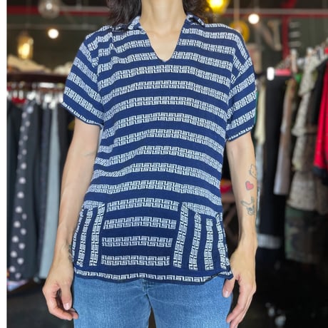60-70’S COTTON SHIRT [S-7433]