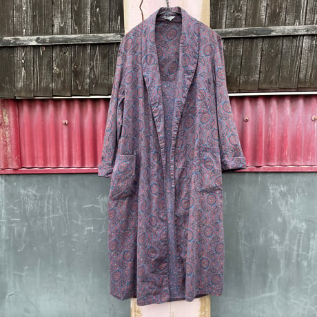 60-70’S PAISLEY COTTON GOWN [S-0260]
