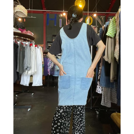 DENIM MINI DRESS [S-6986]