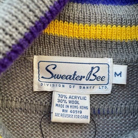 80’S COLORFUL DESIGN TURTLE KNIT [S-4065]