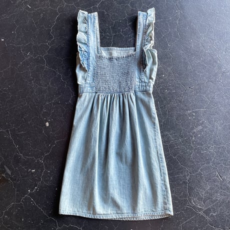 DENIM MINI DRESS [S-3672]