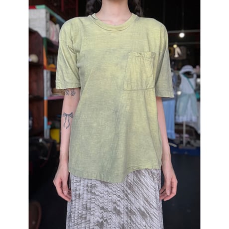 80’S OVERDYE COTTON TEE [S-4203]