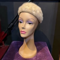 60’S MINK FUR TOQUE HAT [S-8195]