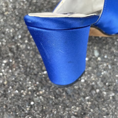 BLUE HEEL SANDAL 23.0cm [S-6402]