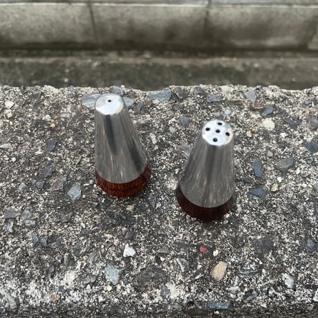STAINLESS＆WOOD SALT&PEPPER [J-186]