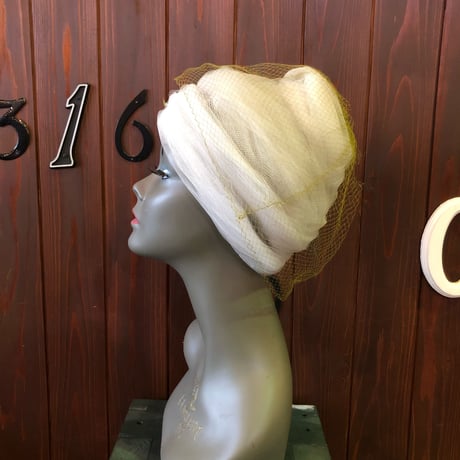 60'S TULLE DESIGN HAT [HP-1906]