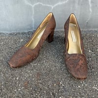 FLOWER FABRIC PUMPS 26.0㎝ [S-4260]