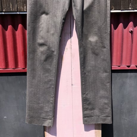 HERRINGBONE SLIM PANTS [S-1381]