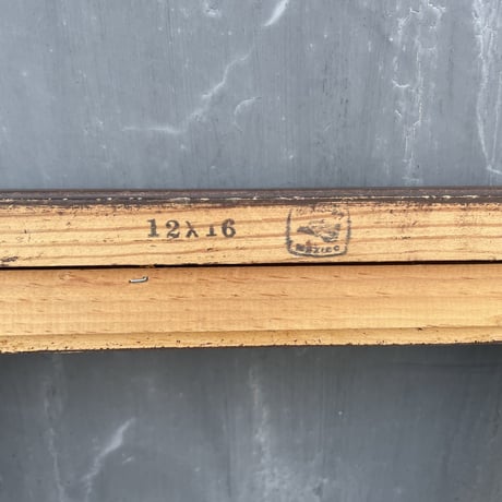 Vintage WOOD PICTURE FRAME [J-0002]