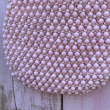 70'S BEADS CROCHET BAG [S-6767]
