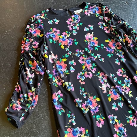 FLOWER MESH SHEER DRESS [S-2525]