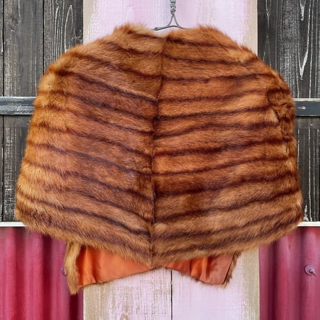 60’S REAL FUR CAPE [S-0439]
