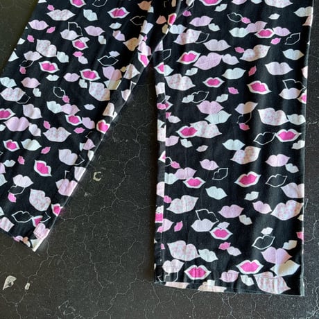 KISS MARK COTTON PANTS [S-4113]