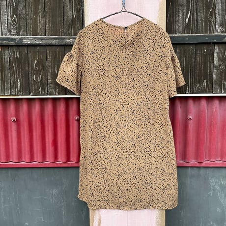 ANIMAL FRILL DESIGN BLOUSE [S-6520]