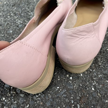 LEATHER SHOES 24.5cm [S-3607]