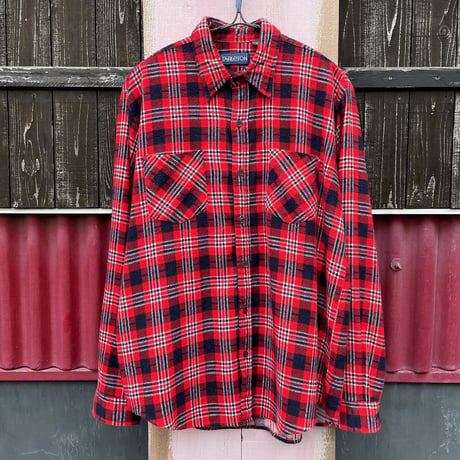 80’S CHECK FLANNEL SHIRT [S-7594]