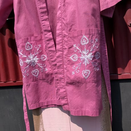 80'S EMBROIDERY COTTON GOWN [HP-1782]