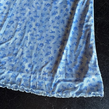 FLOWER MESH CAMI DRESS [S-4112]
