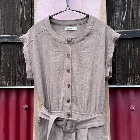 COTTON×LINEN JUMP SUIT [S-0761]